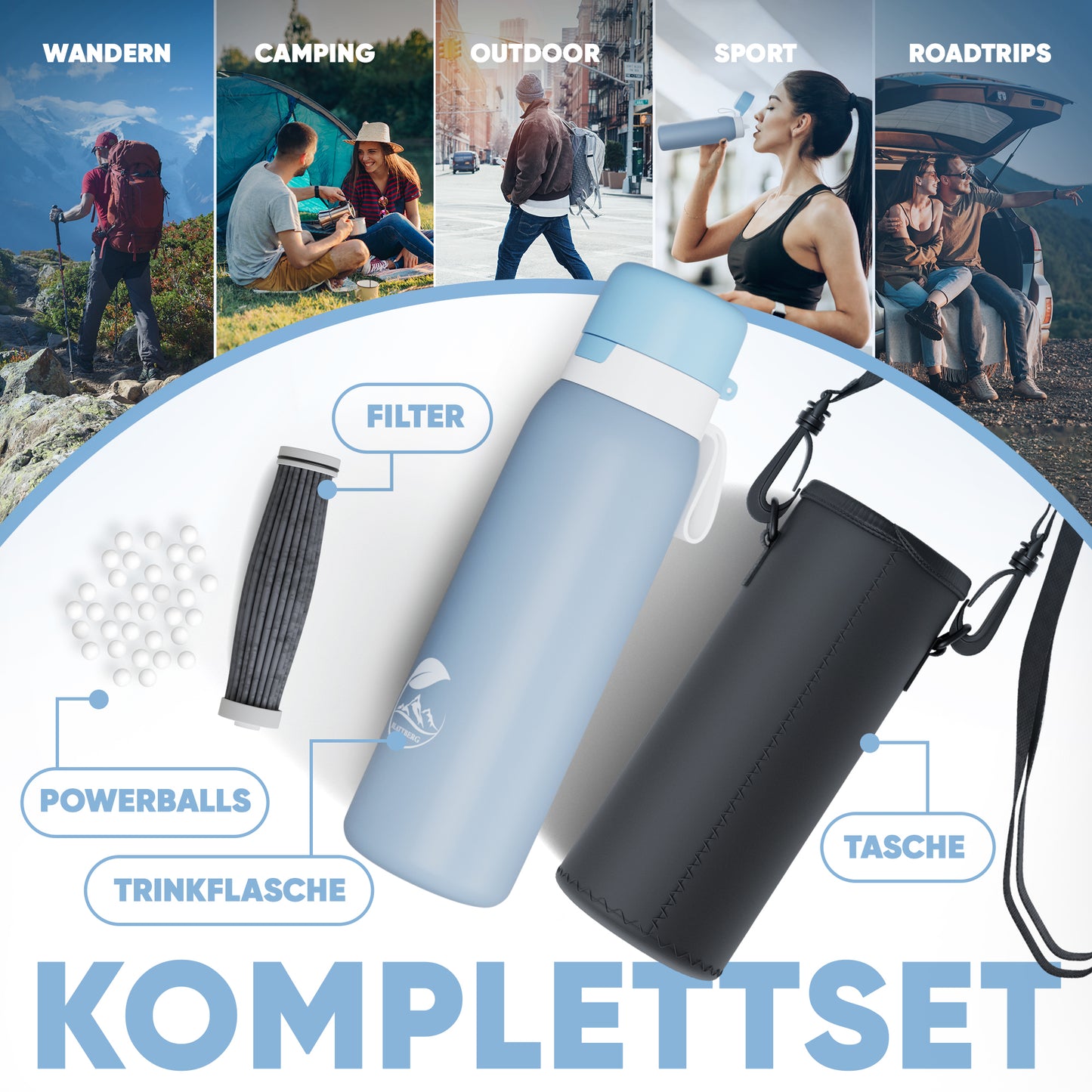 Outdoor Wasserfilter Flasche