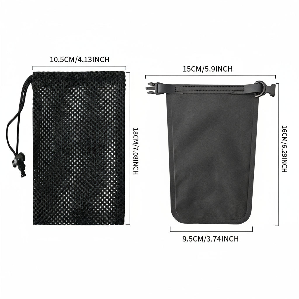 Wasserfester Seifenbeutel für Outdoor & Reisen – schnelltrocknend, auslaufsicher & leicht – Ideal für Camping, Bushcraft & Trekking